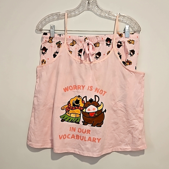 The Lion King Disney baby Timon and Pumbaa cami set Large Hakuna Matata - Picture 2 of 8
